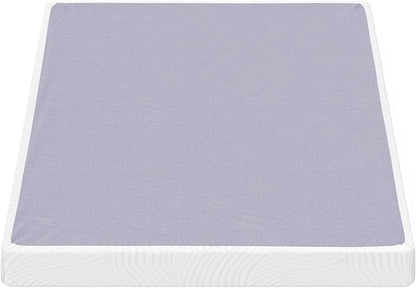 ZINUS Edgar 4 Inch Bamboo Box Spring, Mattress Foundation, Sturdy Bamboo Structure, Low Profile, Easy Assembly, Queen