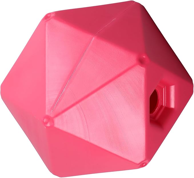 Horse Treat Ball Fun Polygon Slow Feed Hay Ball Horse Play Toy Ball Feeder Chasing Herding Entertainment PE Material-Mewly Pet