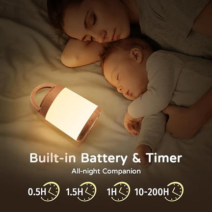 One Fire Egg Light for Nursery, 10 Colors Dimmable Baby Night Lights for Nursery,1800mAh Rechargeable Lamp for Kids Lamp,Remote+Timer Kids Night Light Lamp,Portable Night Light for Baby Light
