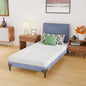 PayLessHere 5 Inch Gel Memory Foam Mattress Medium Firm Mattresses CertiPUR-US Certified Bed-in-a-Box Pressure Relieving Twin Size,Fiberglass Free，White