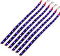 DC 12V Waterproof 1Ft 12 LED Strip Underbody Light with 6 inches Wires for Motor (Purple,Pack of 6)
