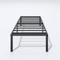 Metal Bed Frame Twin Size - 18 Inch Heavy-Duty Twin Platform Bed Frame No Box Spring Needed, Easy Assembly, Noise-Free, Sturdy Mattress Foundation, Underbed Storage Space