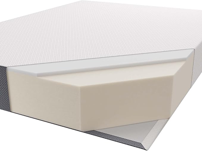 Modway MOD-7102-WHI Mila 12" Twin Mattress, White