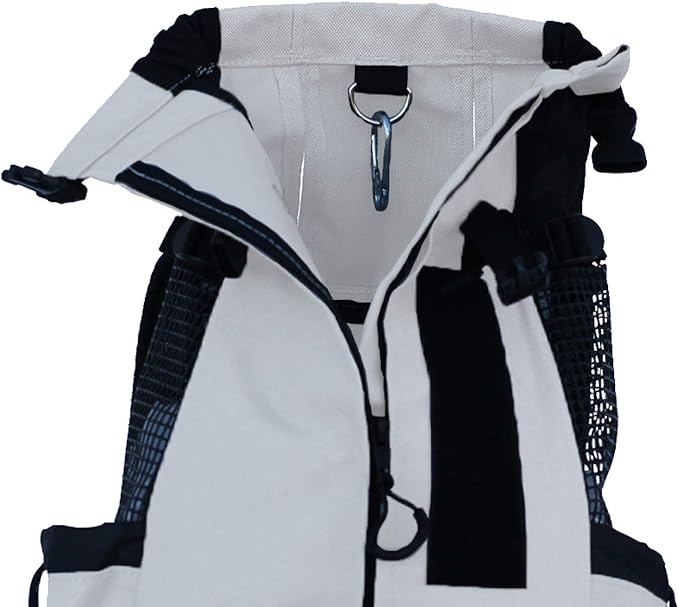 K9 Sport Sack Air 2 - X-Small, Light Grey - Ideal for Dogs with 9-12” Back Length - Durable, Breathable Backpack-Style Carrier - Perfect for Walks, Short Hikes & Public Transportation-Mewly Pet