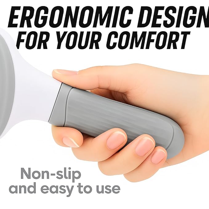 Namylya Cat Brush for Shedding & Grooming – Slicker Brush for Dogs and Cats with Long Hair – Removes Tangles, Mats & Loose Fur-Mewly Pet