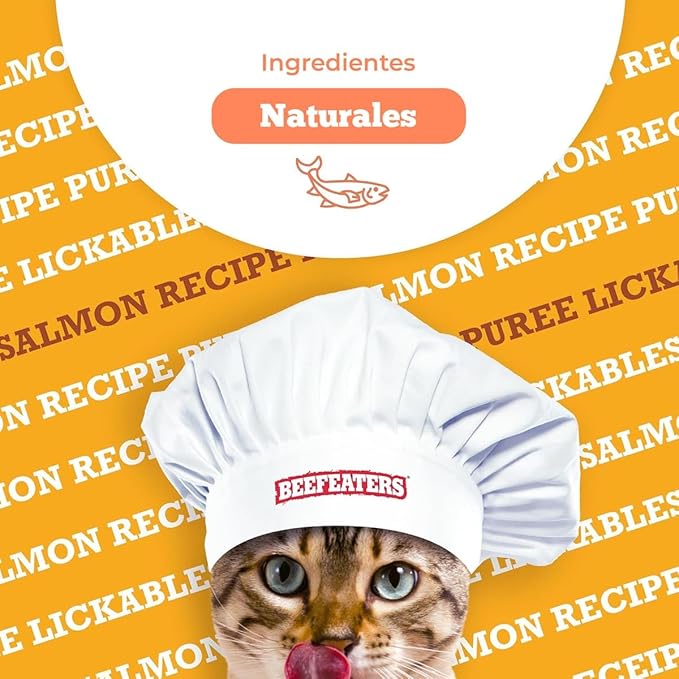 Beefeaters Cat Treats Lickable Puree 1.59oz (12-Pack) – Chicken, Grain-Free, Taurine-Enriched, Ideal for Training & Interactive Feeding-Mewly Pet