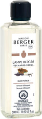 Maison Berger - Tonka Elixir - Lampe Berger Fragrance Refill Oil for Home Diffusers - Luxury Air Freshener with Coffee, Vanilla & Tonka Bean Notes - 16.9 Fl Oz (500ml)