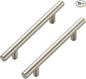 JOY DECOR 15 Pack Cabinet Handles, Brushed Nickel Cabinet Pulls, 3-3/4 in Hole Center Kitchen Cabinet Handles, Stainless Steel T Bar Handles for Dresser Drawers