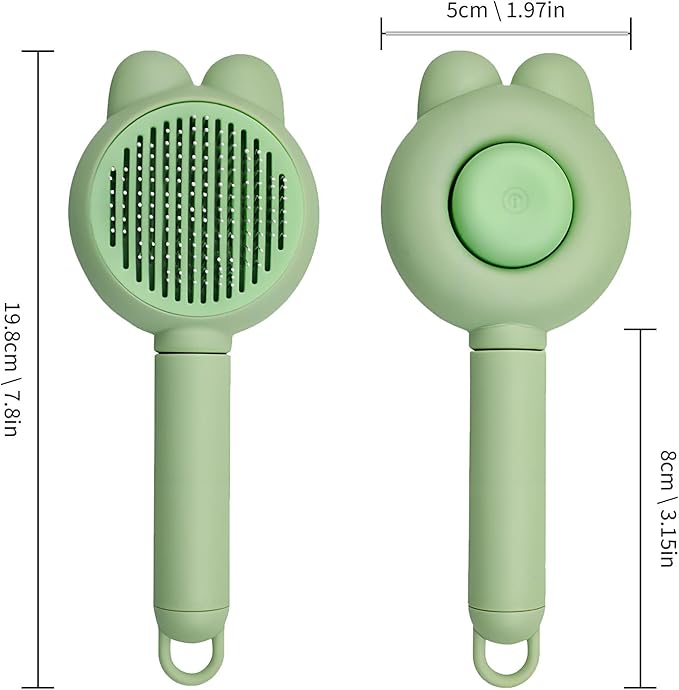Zoocozy Cat Brush for Shedding, Dog Deshedding Brush, Pet Hair Removal Tool for Puppy Pitten(Green)-Mewly Pet