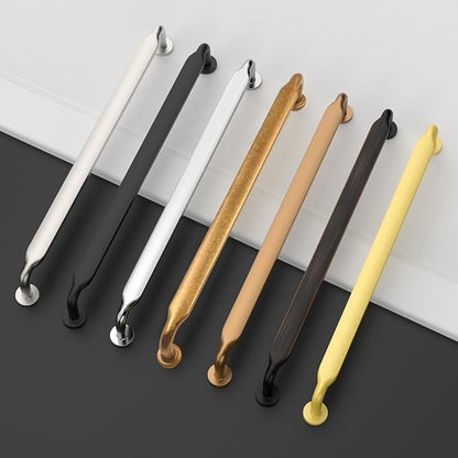 Asidrama 10 Pack 7.5 Inch(192mm) Brushed Gold Kitchen Cabinet Handles, Cabinet Pulls Kitchen Cabinet Hardware for Cupboard Drawer Pulls