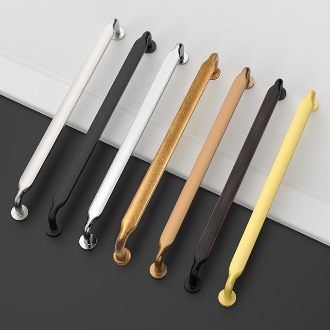 Asidrama 20 Pack 7.5 Inch(192mm) Champagne Bronze Kitchen Cabinet Handles, Cabinet Pulls Kitchen Cabinet Hardware for Cupboard Drawer Pulls