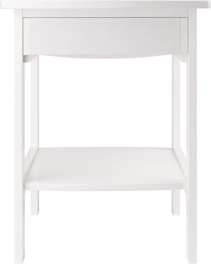 Winsome Wood Claire Accent Table, White