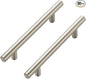 JOY DECOR 60 Pack Cabinet Handles, Brushed Nickel Cabinet Pulls, 4 in Hole Center Kitchen Cabinet Handles, Stainless Steel T Bar Handles for Dresser Drawers