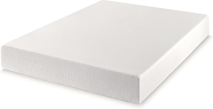 Best Price Mattress 10 Inch Full Mattress Bed-In-A-Box, Green Tea Memory Foam, White