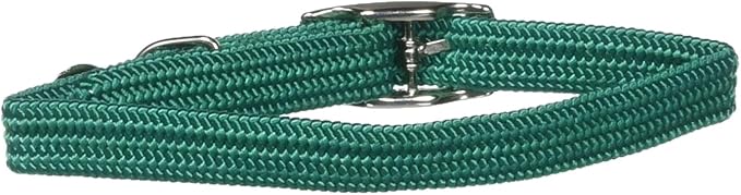 Kool Kat Elastic Cat Safety Collar with Bell, Green, 10"-Mewly Pet