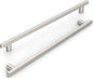 10 Pack 10 Inch(254mm) Kitchen Cabinet Handles Brushed Satin Nickel Cabinet Pulls Kitchen Cabinet Hardware Drawer Pulls for Cupboard Wardrobe