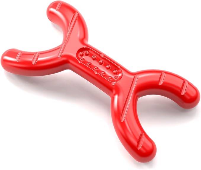 Dog Toys for Aggressive Chewers - Heavy Duty Chew Proof Durable Toy for Large Breed Dogs, Interactive Tough Nylon Bone for Boredom Relief & Mental Stimulation-Mewly Pet