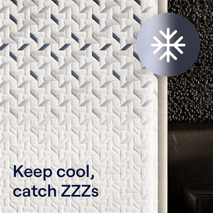 Nectar Ultra 15“ Queen Mattress - Medium Firm - Cooling Fibers & Temperature Regulating Material - 4” Pressure Relief Layer - Zoned Ergonomic Support Layer - 365-Night Mattress Trial