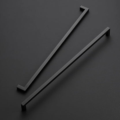 Ravinte 3 Pack Black Matte Cabinet Pulls and Handles - 18 Inch Square, Drawer Pulls, Kitchen Cabinet Hardware