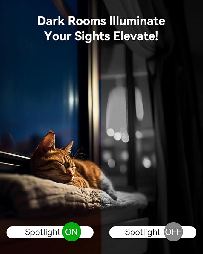 blurams 2K Pet Camera, Cameras for Home Security with One-Touch Call, Indoor Camera w/Color Night Vision, Motion Tracking, Cloud & SD Card Storage (2Pack)-Mewly Pet