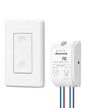 DEWENWILS Wireless Light Switch Kit - No Wiring, 10A/1000W, 100 Ft RF Range, Remote Control for Ceiling Lights, Fans, Lamps