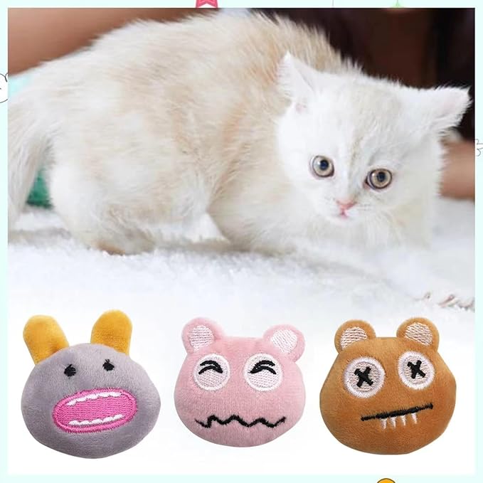 Catnip Toy for Play and Chewing, Assorted Colors (6 Pack)-Mewly Pet