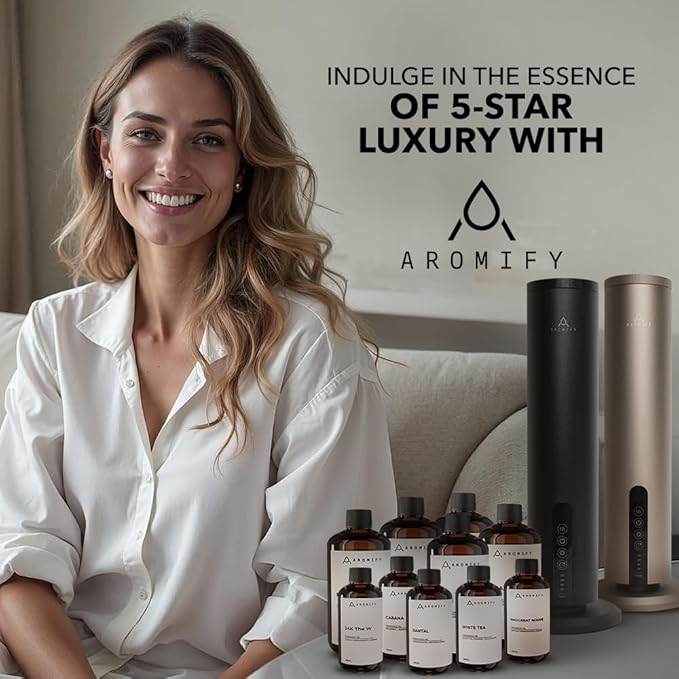Diffuser Oil Inspired by Baccarat Rouge, 16.9 FL Oz, 500 mL, Luxury Hotel Scent for Home, Bathroom, Spa & Office, Essential Oil Blend for Aromatherapy, Amberwood & Cedar.