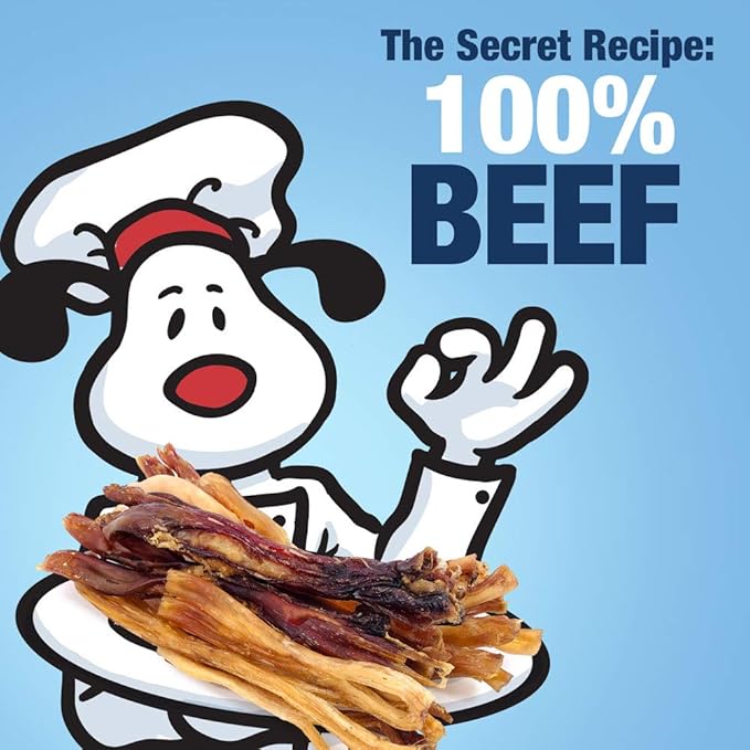 ValueBull Beef Tendons for Dogs, Varied Shapes, 10 Pounds Bulk Pack - Natural Collagen, Grass-Fed, Single Ingredient, All Natural Dog Chews-Mewly Pet