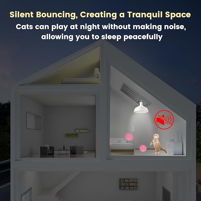 100Pcs Cat Toys Pom Pom Balls with 2 Launchers Set, Interactive Cat Toy Stuff for Indoor Both Adult & Kitten Toys-Mewly Pet