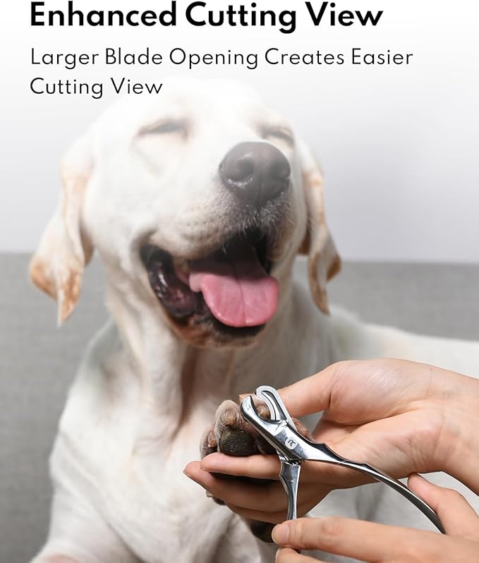 Dog Nail Clippers – Sharp, Durable, All Steel Material, Ergonomic Non-Slip Handle, Safe and Comfortable Trimming, Professional Pet Nail Trimmers for All Dogs Cats-Mewly Pet