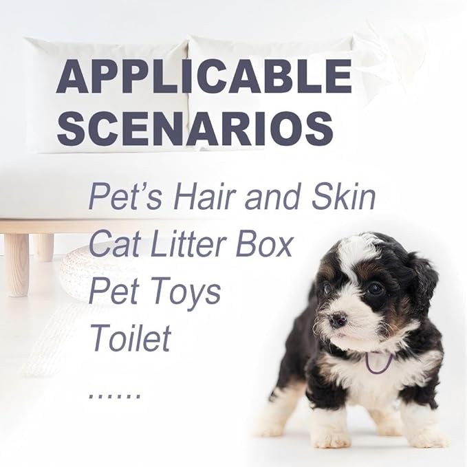 Pet Odor Eliminator for strong odor 16.9oz Spray, Suitable for Dogs and Cats Colorless Odorless Fragrance Free, Highly Effective Safe Ingredients odor eliminator-Mewly Pet