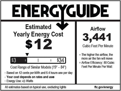 Hunter Fan Company 59249 Dempsey 52 inch Ceiling Fan with Light and Remote, Low Profile Indoor, Noble Bronze Finish