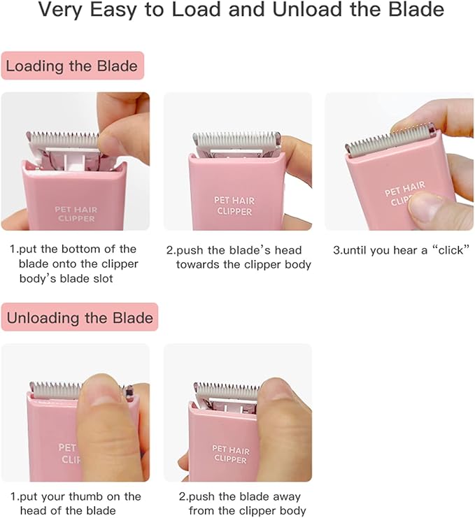 3 PCS Standard Size Replaceable Ceramic Blades Set Pet Hair Clipper,Cat Dog Common Use Clipper Blade(#AP005)-Mewly Pet