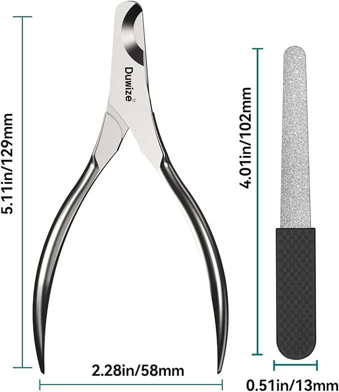 Dog Nail Clippers - All Steel Material, 1.22-Inch Large Opening, Built-in Spring, No Fur Pinch, for Medium to Large Dogs and Cats, Professional Pet Nail Trimmers, with Free Nail File-Mewly Pet