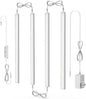 ASOKO Under Cabinet Led Light Plug in, Dimmable Cold White 5000K, 4 Pack 12 inch Linkable Led Under Counter Lights for Kitchen