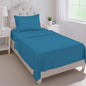 Mejoroom Twin Sheet Set - Hotel Collection Twin Sheets - Bedding Sheets & Pillowcases with Deep Pocket Fitted Sheet, Breathable, Wrinkle & Fade Resistant - 3 Piece(Peacock Blue)