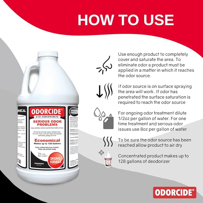Odorcide 210 Original ScentHalf Gallon Size-Mewly Pet