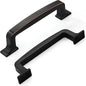 Khtumeware 10 Pack 3-3/4 Inch Bronze Cabinet Pulls: Oil-Rubbed Bronze Kitchen Cabinet Handles for Cabinets and Cupboards