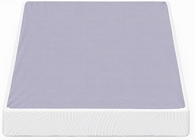 ZINUS Edgar 8 Inch Bamboo Box Spring, Mattress Foundation, Sturdy Bamboo Structure, Low Profile, Easy Assembly, Queen