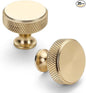 Asidrama 20 Pack Gold Kitchen Cabinet Knobs Knurled Dresser Knobs Drawer Knob Cabinet Hardware Aluminum Knob for Dresser Drawers