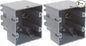 Southwire Device Box, Two Gang | Depth Adjustable | Heavy Duty 42lb | Gray | Pack of 2