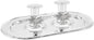 The Dreidel Company Shabbat Candlesticks Candle Holders Silver Plated, 2 Candlesticks Set (2 Sets)