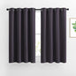 NICETOWN Bedroom Blackout Curtains and Drapes 54" L - Window Treatment Thermal Insulated Solid Grommet Blackout Draperies for Home Office (Greyish Purple, 2 Panels=92" Wide)