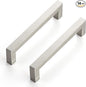 Ravinte 14 Pack 5 Inch Kitchen Square Cabinet Handles Satin Nickel Pulls Brushed Nickel Kitchen Cabinet Hardware Handles for Cupboard Drawer Pulls