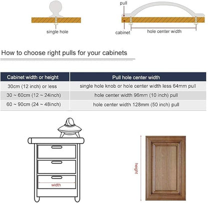 HUAMULAN 15PCS Glossy Ceramic Knobs Button Round Mushroom Cabinet Dresser Vintage Pulls Door Handles Cupboard Wardrobe Drawer, Dia. 1.5 inch 38mm, Mixed Color