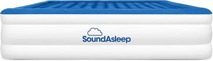 SoundAsleep Products CloudNine Series Air Mattress Includes Dual Smart Pump Technology - King Size