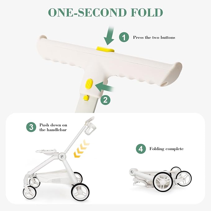 TT Lightweight Pet Stroller for Small Dog&Cat,One-Hand-Fold Pet Travel Stroller with Canopy and Cup Holder, 4-Way Convertible Carrier.Green-Mewly Pet