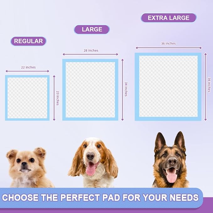 IMMCUTE Puppy Pee Pads 22"x23"-150 Count | Dog Pee Training Pads Super Absorbent & Leak-Proof | Disposable Pet Piddle and Potty Pads for Puppies | Dogs | Doggie| Cats | Rabbits-Mewly Pet