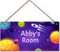 Personalized Sign Outer Space Room Decor, Inspirational Space Art Print Space Wall Art For Boys Room Decorations, Galaxy Stars Picture Posters For Kids Bedroom Nursery Decor