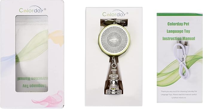 Colorday Bird Toys Parrot Talking Coach & Interactive Voice Bell for Parakeet, African Grey, Amazon Parrots, Quaker, Cockatiel, Conure (Green)-Mewly Pet